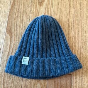 Frank + Oak Blue Beanie